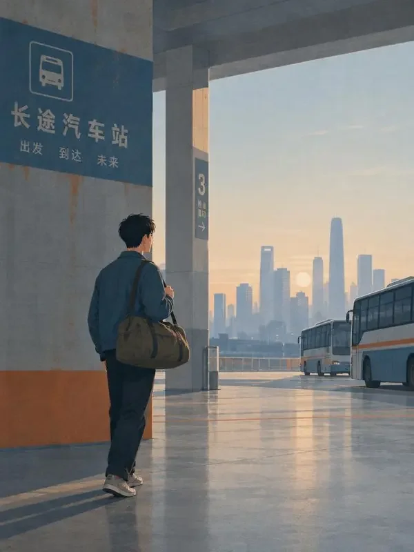 《小镇青年进城记》短剧封面，小镇青年题材