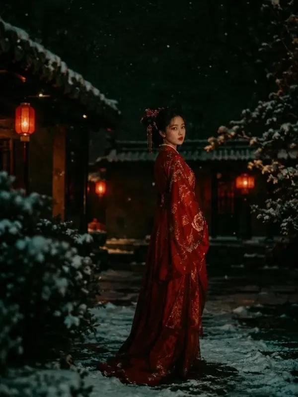 相思入骨短剧封面海报，古装题材