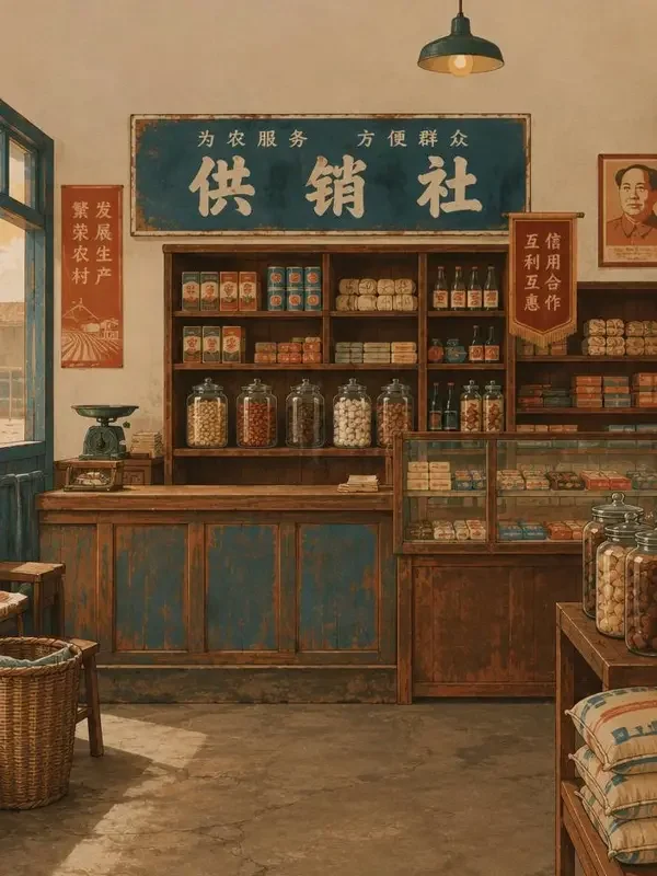 《供销社的那些年》短剧封面，县城往事题材